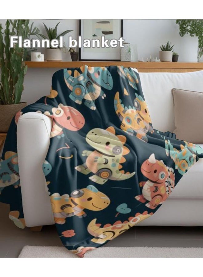 عام بطانية رقيقة من الفانيلا الكرتونية للأطفال والرضع (دافئة ومريحة، ومناسبة للنوم والألعاب) 70 سم * 100 سم - Image 5