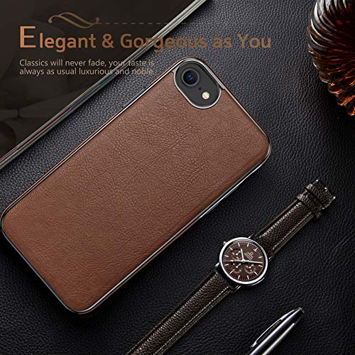 LOHASIC for iPhone SE 3 Case, for iPhone 8 Case, for iPhone 7 Leather Case Slim Premium PU Soft Back Cover Protective Cases Compatible with iPhone 7/8/SE 2022 [3nd Generation] - Brown - Image 5