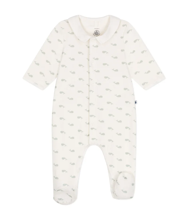 Petit Bateau Babies' velour pyjamas