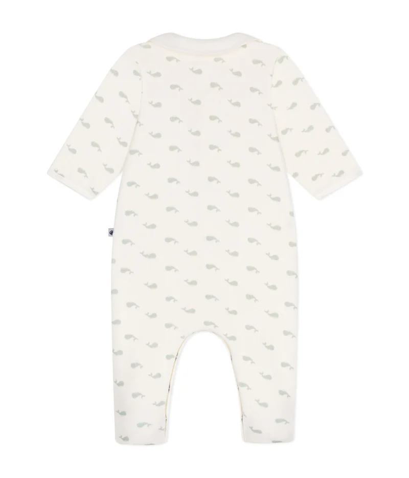Petit Bateau Babies' velour pyjamas