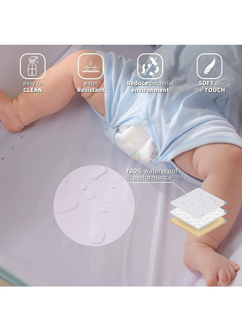 Meiyilan - Portable Foldable Baby Changing Table, Mobile Changing Table, Baby Care Mobile, Diaper Organizer, Portable Folding Adjustable Height Changing Table - Image 1