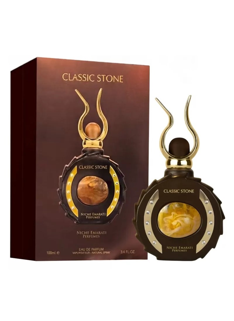 لطافة عطر كلاسِك ستون من نيتشي إماراتي - 100 مل للرجال والنساء – مزيج فريد من التوابل الفاخرة والزهور الخلابة والأخشاب العميقة  - Image 1