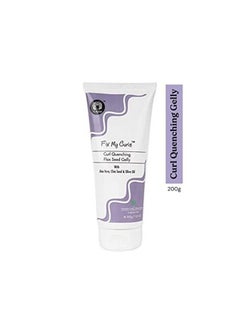 Fix My Curls Curl Quenching Flaxseed Gelly For Styling Curly And Wavy Hair Cruelty Free N Frizz Control Hard Hold & High Definition Hair Gel (200 Gm)  - Image 4