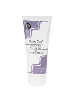 Fix My Curls Curl Quenching Flaxseed Gelly For Styling Curly And Wavy Hair Cruelty Free N Frizz Control Hard Hold & High Definition Hair Gel (200 Gm)  - Image 2