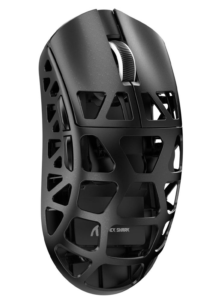 Attack Shark - R3 46g Superlight Magnesium Alloy Wireless Gaming Mouse, BT/2.4Ghz/Wired Computer Mouse, 8000Hz Wireless Polling Rate, PAW3395 26K DPI Optical Sensor Programmable Mice for Win/Mac(Black) - Image 1