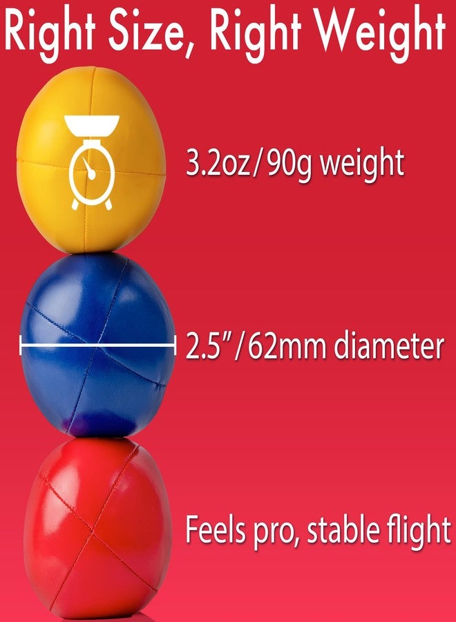 Covelico Juggling Balls, Set of 3 Vibrant Juggling Balls for Beginners - Learn to Juggle with Juggle Balls Suitable for Kids, Teens, & Adults. Beginner & Professional Kit - Stylish Bag & Instructions - Image 4