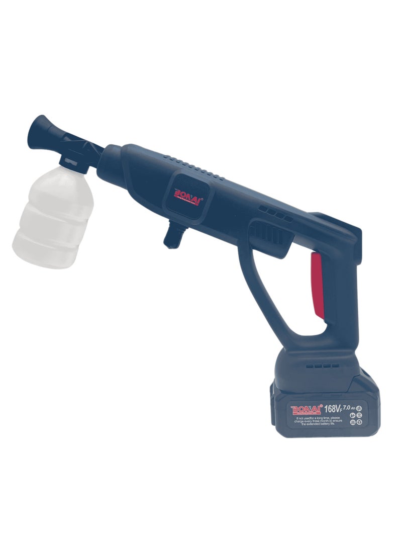 BONAI - 168Vf Cordless Electric Pressure Washer with 2pcs Large Capacity Battery Ideal for Washing Cars and More - Image 1