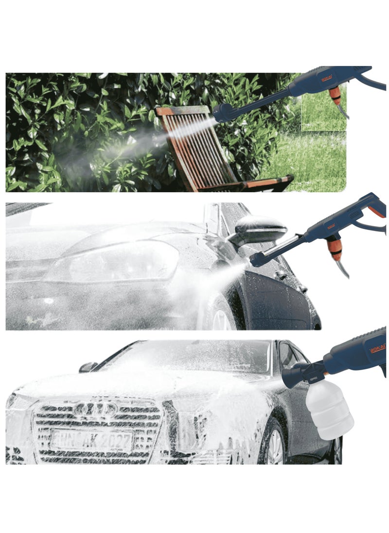 BONAI - 168Vf Cordless Electric Pressure Washer with 2pcs Large Capacity Battery Ideal for Washing Cars and More - Image 1