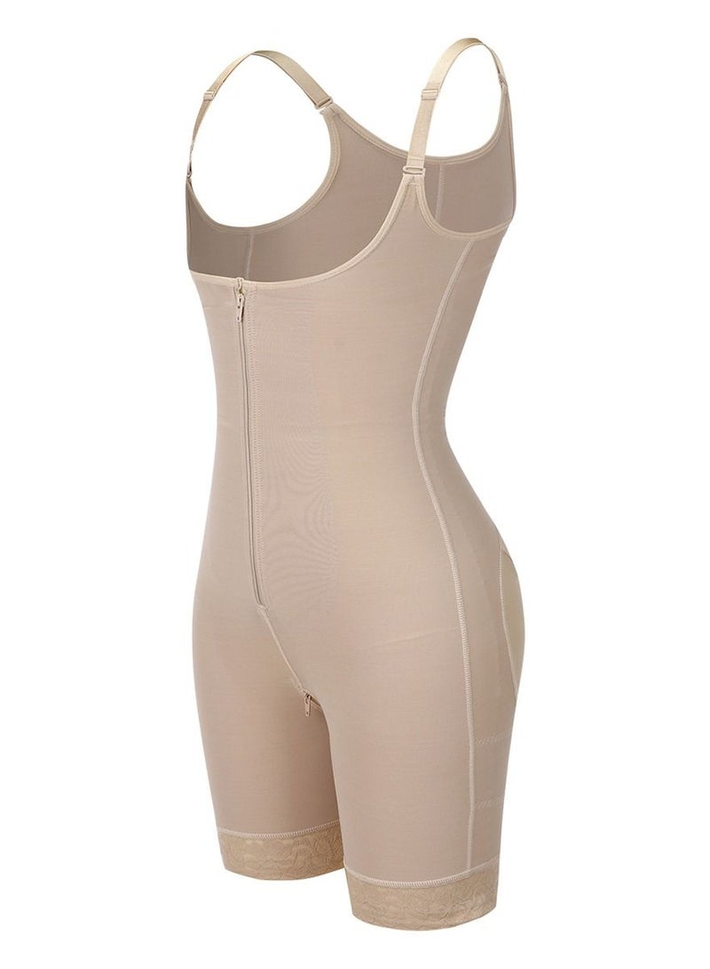 Tummy Waist Slimming Corset Body Shaper Beige  - Image 4