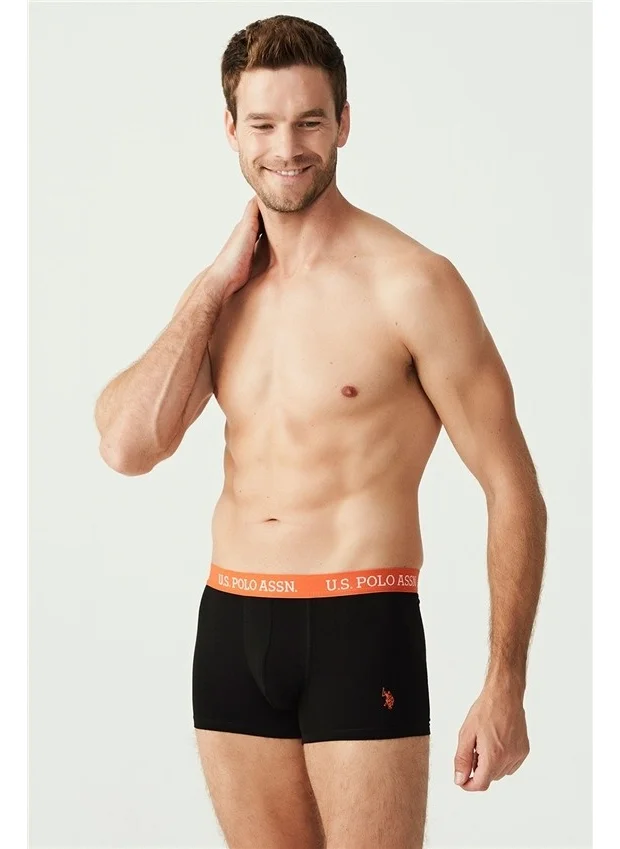 U.S. Polo Assn. BASE. Polo Assn. Men's Black 3-Piece Boxer 80253
