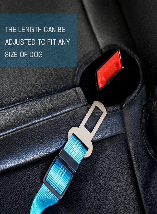 IBWell Dog Seat Belt for Car with Elastic Bungee Leash, Car Leash for Dogs, Dog Car Seat Belt for Dogs-IPCS (Light Blue) - Image 5