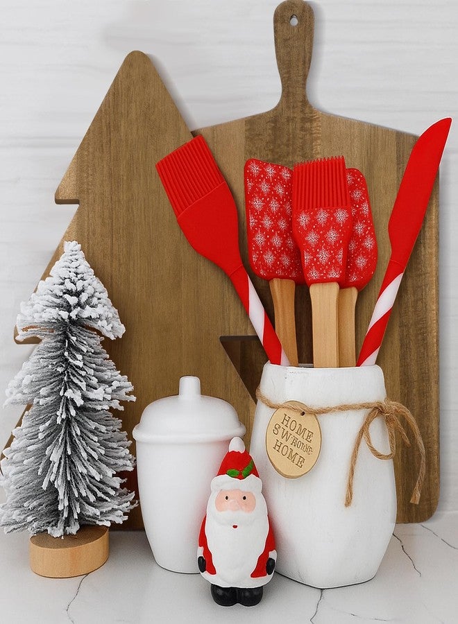 Vesici 2 Pcs Christmas Cutting Board Acacia Christmas Tree Charcuterie Board Xmas Kitchen Decoration Platter Dessert Fruit Tray for Kitchen Cutting Farmhouse Table Gifts - Image 3