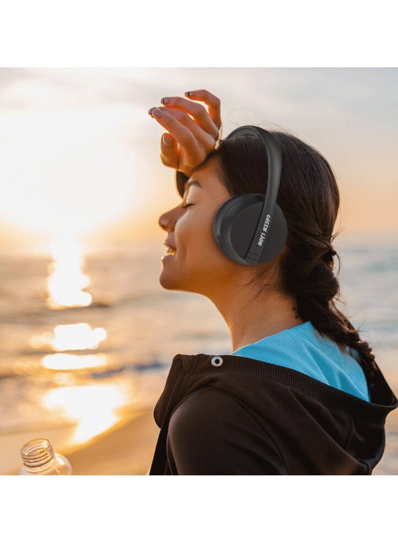 GREEN LION Stamford Wireless Bluetooth Headphone with ANC / 20Hrs Play Time- Black - Image 5