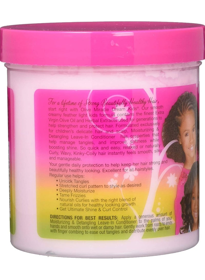 African Pride Dream Kids Leave-In Conditioner Olive Miracle 425g - Image 2