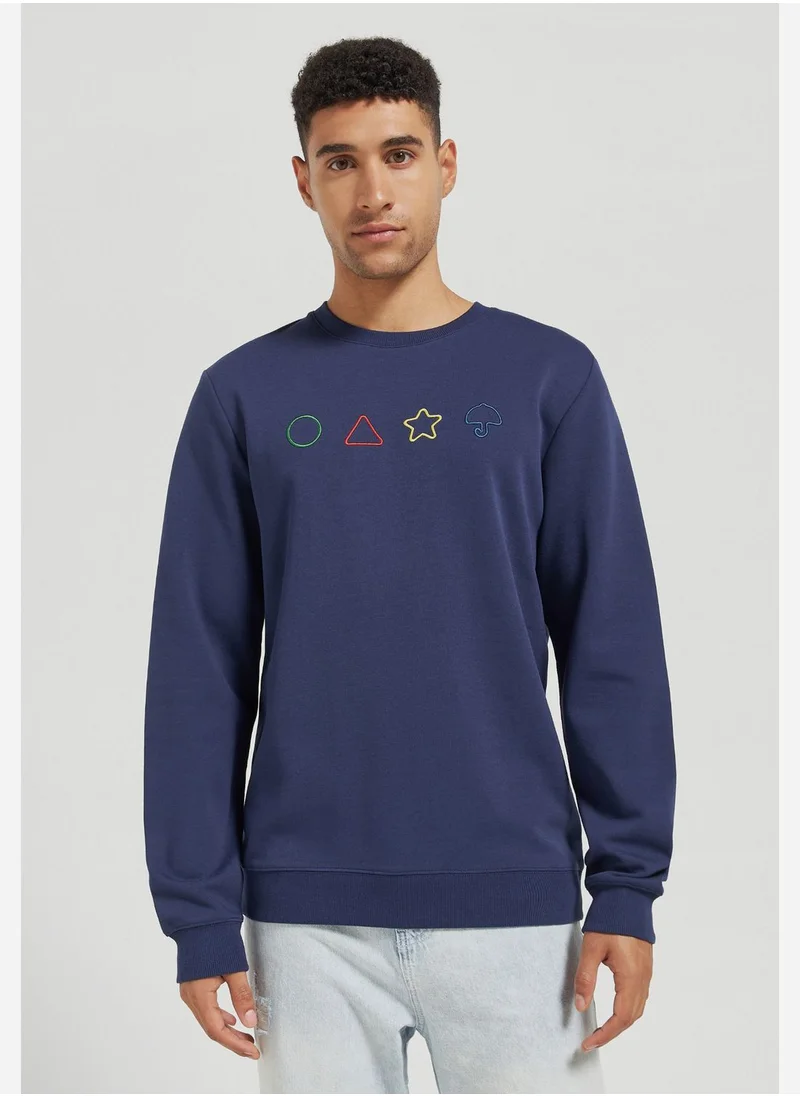 اس بي كاركترز Printed Sweatshirt