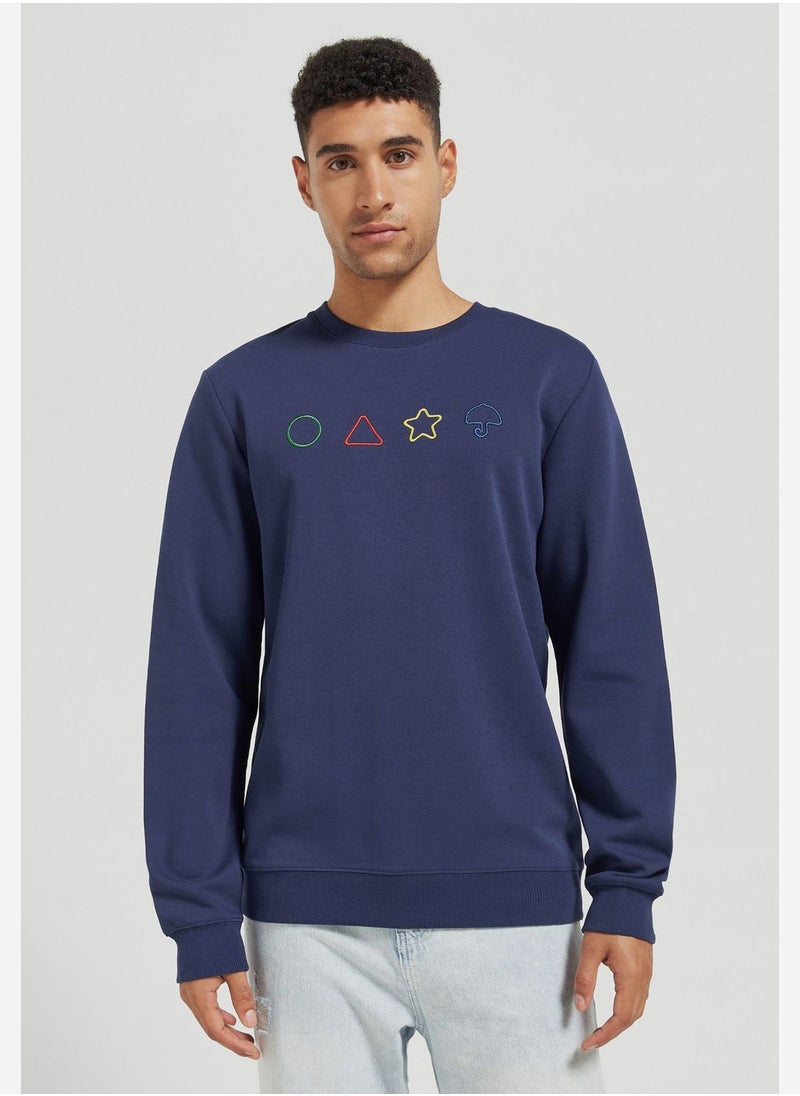 SP Characters Printed Sweatshirt  - Image 1