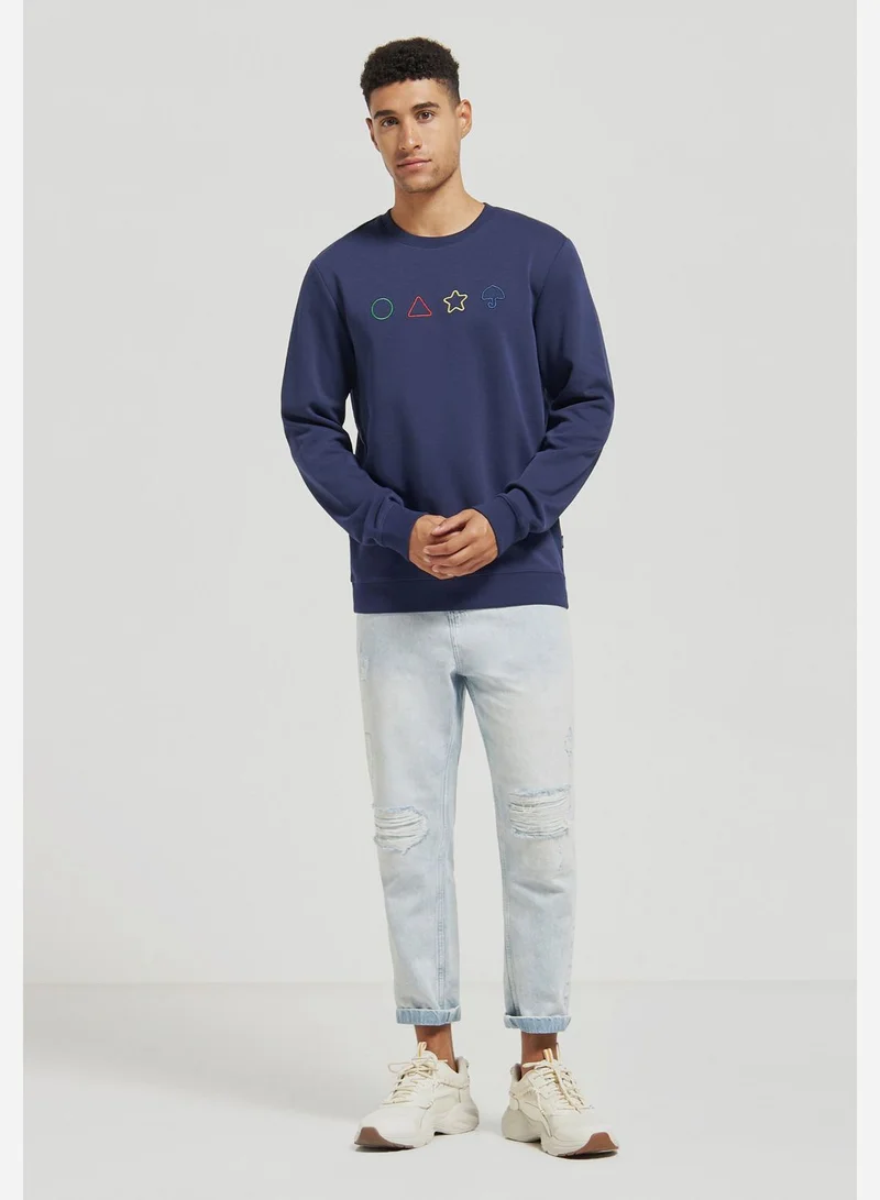 SP Characters Printed Sweatshirt