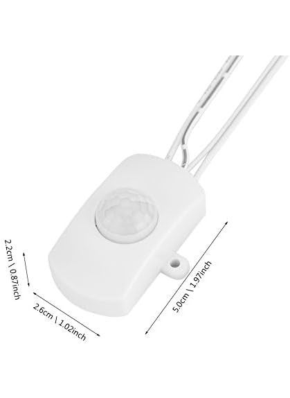 KUIDAMOS 2A DC 524V Mini PIR Infrared Motion Sensor Detector Automatic Switch Activated Sensor Light Switch Occupancy Motion Sensor with LED Strip USB Interface for LED Strip LightWhite  - Image 3