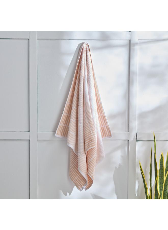 Home Box Rio Rita Patterned Cotton Bath Sheet - 80x150 cm  - Image 1