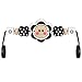 iGRATENS Baby Bjorn Bouncer Toy Bar Toy for Baby Bouncer Soft Bliss Easy to Attach and Remove ChildFriendly Materials Exciting Design for Curious Babies Black and White Flowers - Image 3