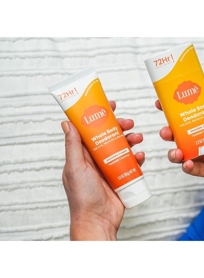 لومي مزيل عرق للجسم بالكامل من Lume كريم غير مرئي في عبوة أنبوبية بتركيبة لطيفة للتحكم اليومي وطويل المدى في الروائح - Image 4