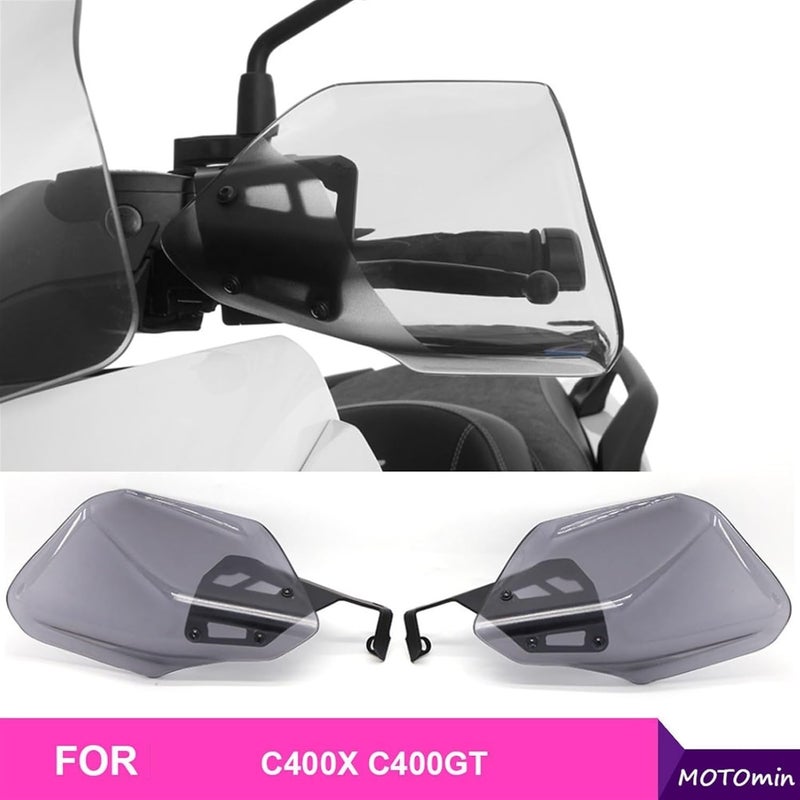 QASULER Motorcycle Handguard Shield Protector for BMW C400X C400GT - Image 3