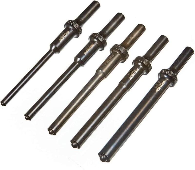 Mayhew Tools 32020 Pneumatic Roll Pin Punch, 5-Piece Set - Image 1