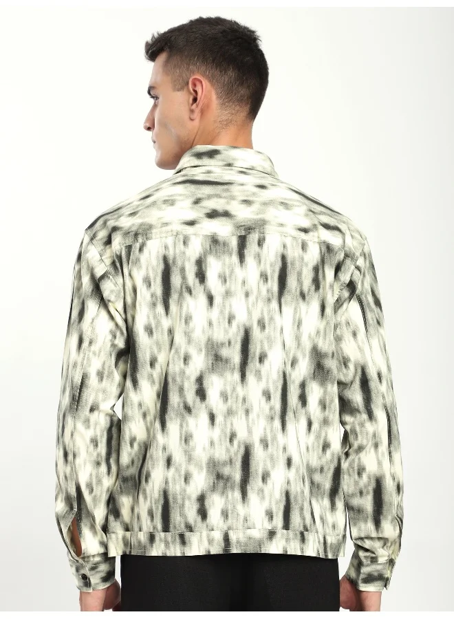 بيونغ شيكت بطبعة تأثير الصبغة الرمادية