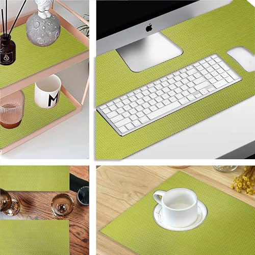 ElastPro (45 cm X 1.5 m X Pack of 3) Green EVA Food Grade Washable Anti Slip Mat/Sheet for Fridge, Shelf Liner, Table, Kitchen Drawer mat (Diamond Texture, Green) - Image 5