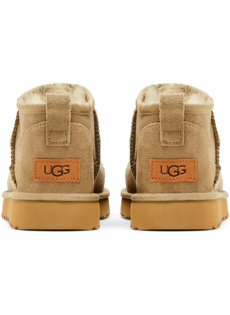 UGG Women’s Ultra Mini Classic Ankle Boots – Antelope - Image 3