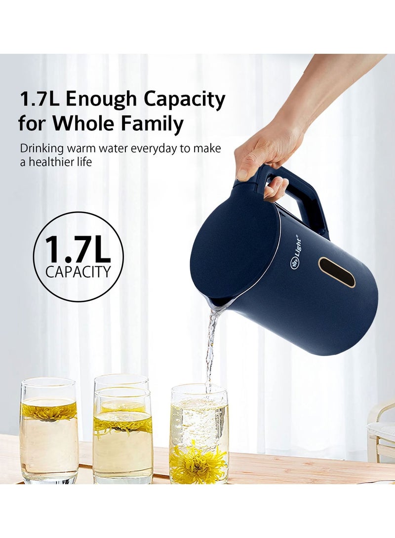 Mr. Light Stainless Steel Electric Kettle 1.7 L Super Fast Boiling 360 Cordless Rotation Auto Cut Off - Image 2
