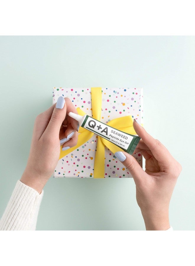 Q+A Seaweed Peptide Eye Gel (15ml), Under Eye Cream Alternative, Under Eye Brightener with Peptides, Seaweed & Aloe Vera, Hydrates, Smooths Fine Lines & Reduces Puffiness - Image 3