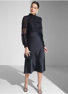 True Decadence Balloon Sleeve Turtle Neck Top  - Image 1