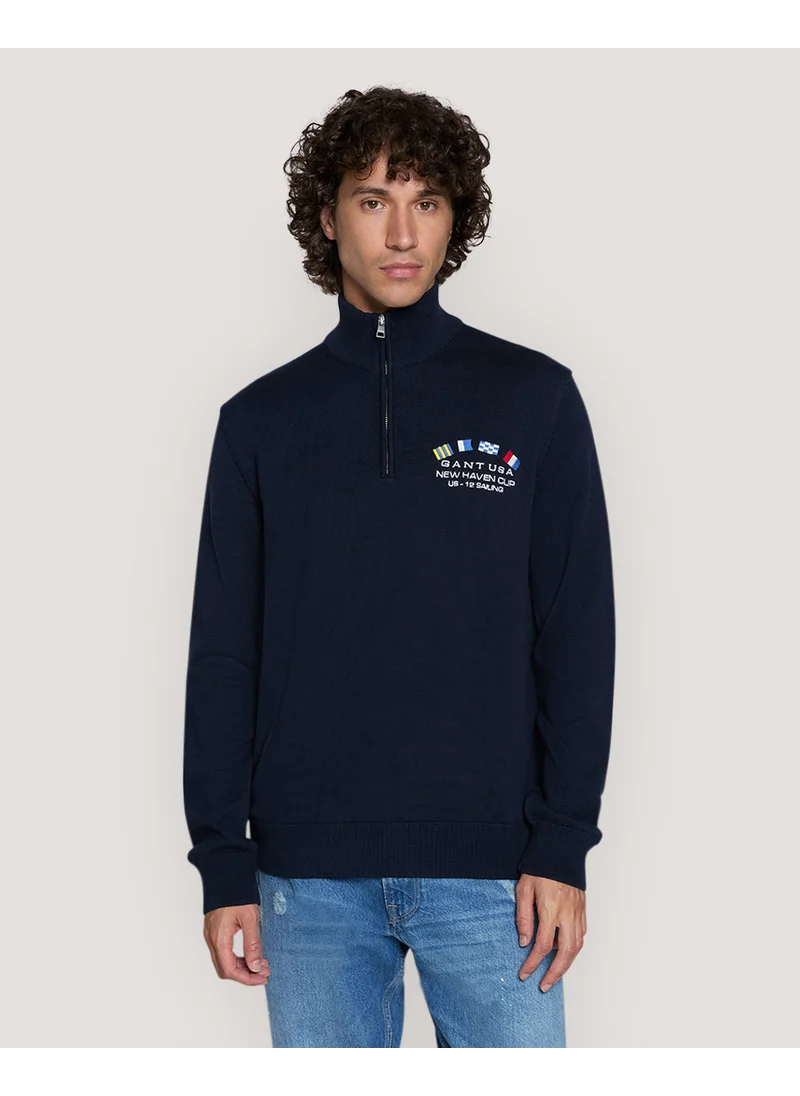 غانت Gant Nautical Flags Half-Zip Sweater