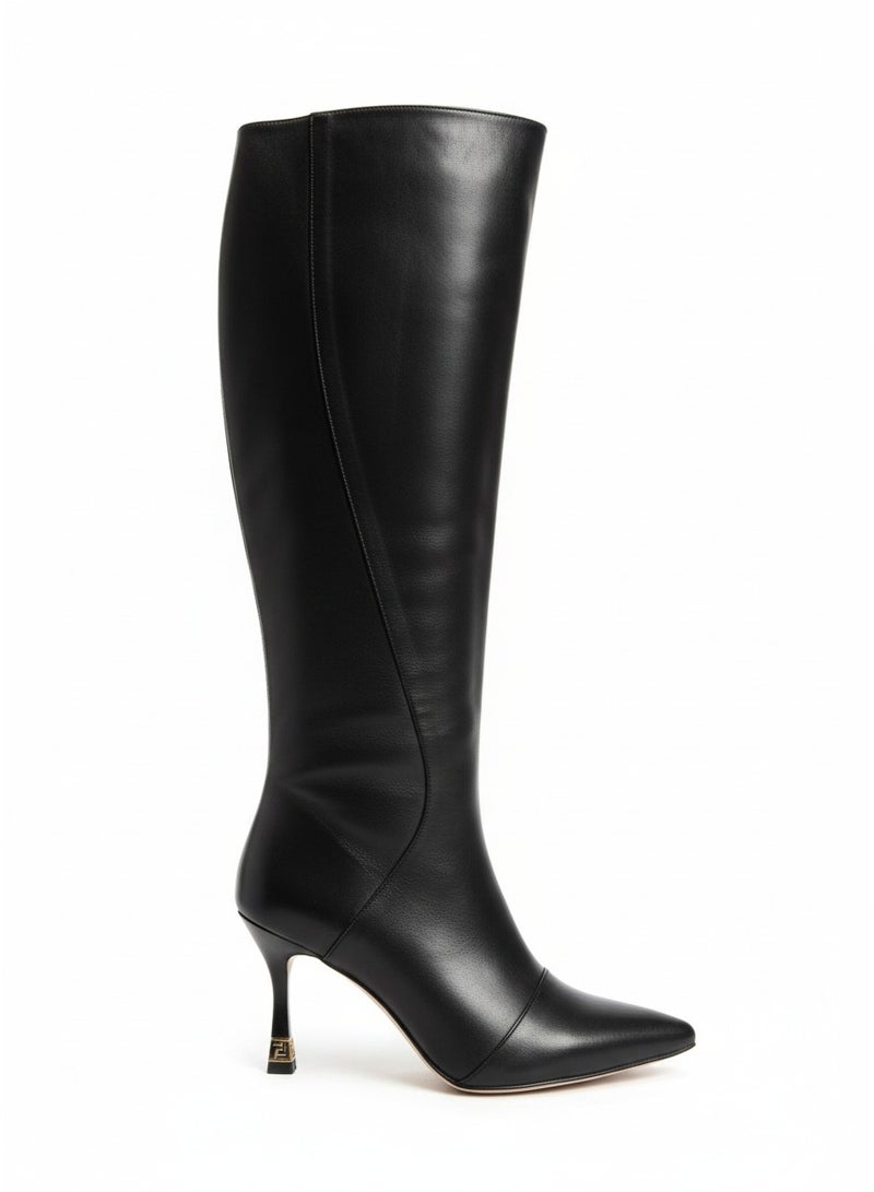FENDI ROMA Elegant Knee-High Boots with Decorative Ankle Straps R-60 - Image 2