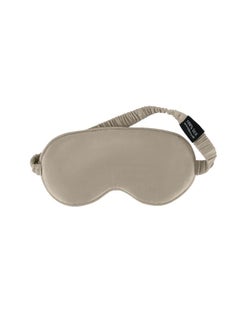 BRIGHTLY LABS Pure Mulberry Silk Eye Mask, Ultimate Sleep Aid for a Full Night's Sleep, Ultra-Soft Comfortable Sleep Mask, Elastic Strap, 22 Momme, Infused with Silver Ions, Standard, Champagne  - Image 5