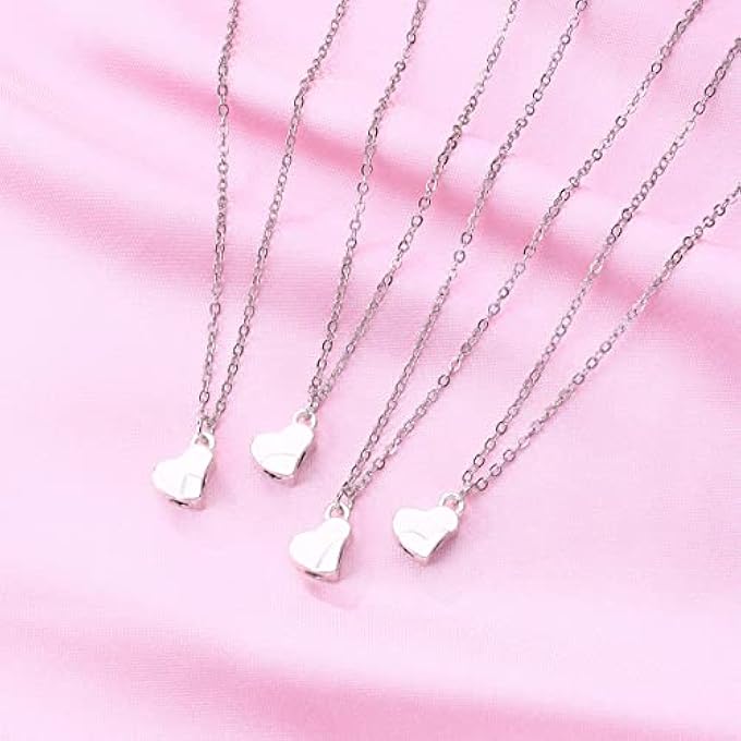 rayihni Four Leaf Friendship Necklace, Magnetic Matching Four Leaf Clover Best Friend Necklace Gifts For Girls Women Magnet Bff Necklace - Image 2