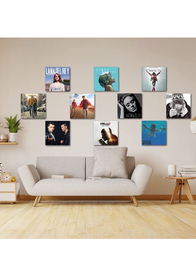 SYOSI Clear Vinyl Record Holder Wall Mount, Minimalist Acrylic Vinyl Holder Wall Display Stand Record Album Shelves Wall Mounted Display for Displaying Daily LP, CD Listening (30 Pack) - Image 3