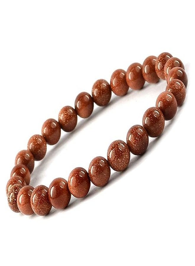Anant Infinity Natural Reiki Feng-Shui Healing Crystal Beaded Gem Stone Bracelet for Men and Women AI50 - Image 1