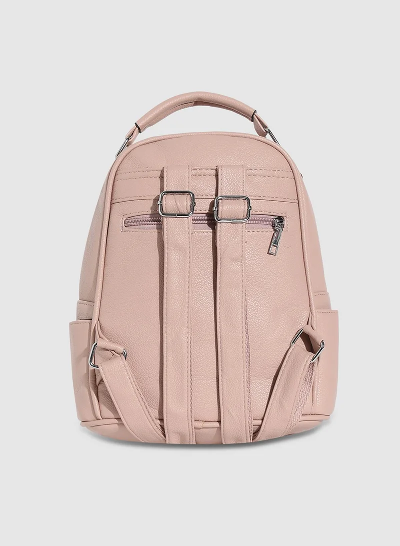 Haute Sauce Everyday Essentials Mini Backpack - Light Pink