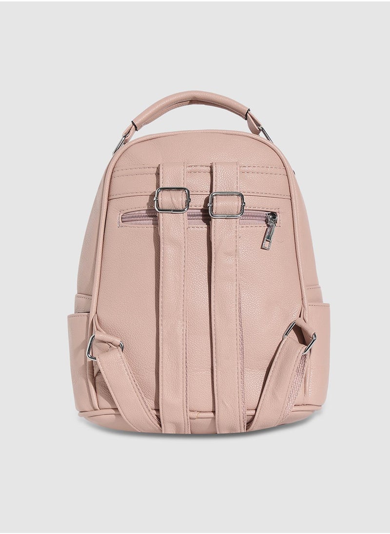 Haute Sauce - Everyday Essentials Mini Backpack - Light Pink - Image 1