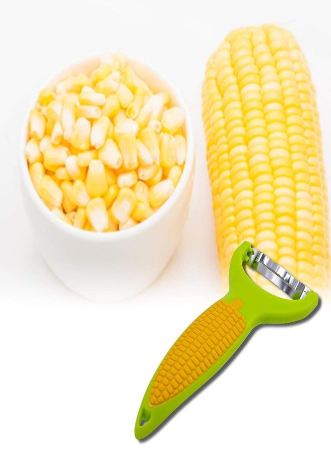 EDOBLUE Corn Zipper 6" - Lovely Shape Ergonomic Kitchen Tool Corn Planer Cutter Cob Peeler Corn Stripper Kernel Cutter - Image 3