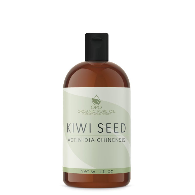 OPO Kiwi Seed Oil - 16 oz - Pure, All Natural, Cold Pressed, Unrefined, Kiwi Oil Perfect for Hair, Skin, Scalp, Body Care Moisturizer - Image 1