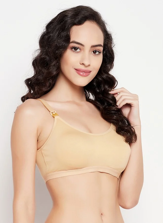 Clovia Clovia Pack of 2 Lightly Padded Non-Wired Full Figure Feeding Bra - Cotton Rich