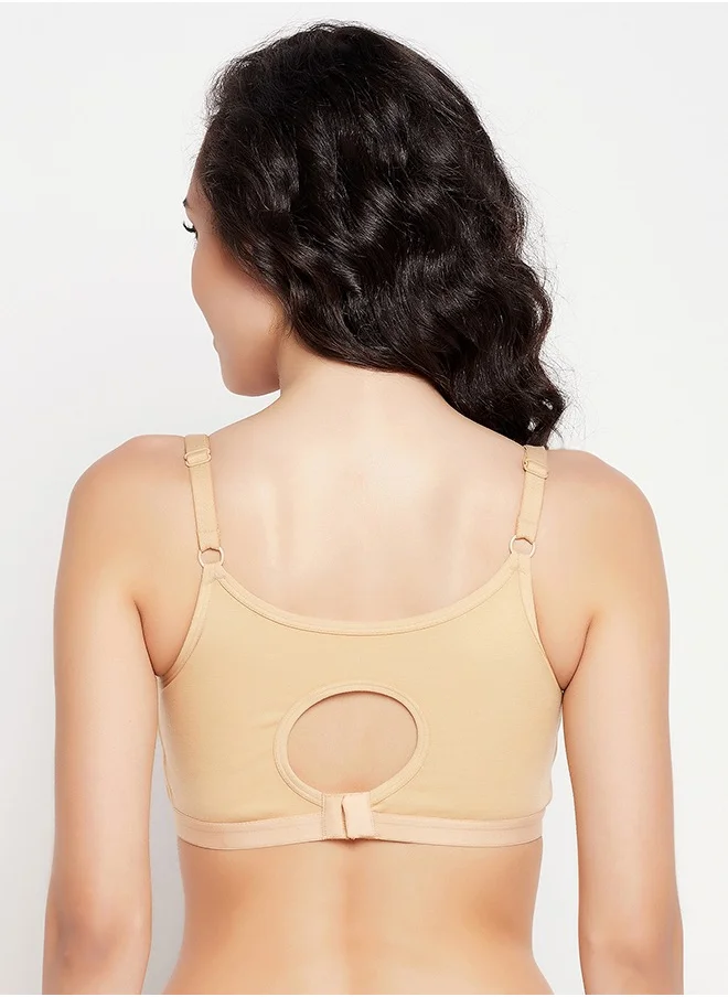 Clovia Clovia Pack of 2 Lightly Padded Non-Wired Full Figure Feeding Bra - Cotton Rich