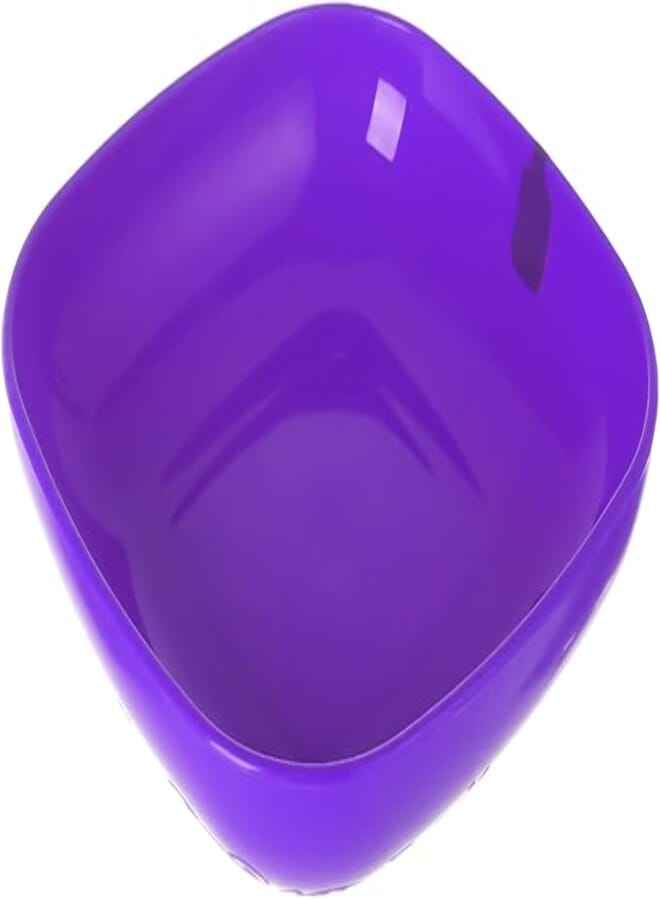 M-Design Eden Plastic Bowl (19cm) - Microwave, Dishwasher, Food Safe & BPA Free (1, Purple)