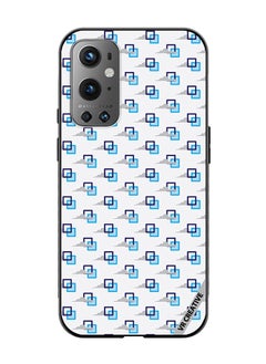 VR CREATIVE Protective Case Cover For OnePlus 9 Pro Blue Cloud Design Multicolour  - Image 1