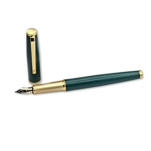THE VENTI Venti Fountain Pen – Metal Luxury Pen, Schmidt Nib (Medium), Best Pen Gift Set for Men & Women, Professional, Executive, Office, Nice Pens,Return Gift (F5083-Green) - Image 2