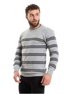 Caesar Wool Mens Pullover With Multi Design  - Image 2