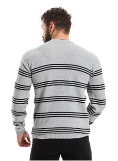 Caesar Wool Mens Pullover With Multi Design  - Image 4